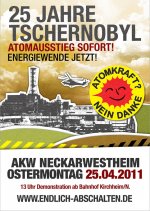 Tscherobyl-Plakat